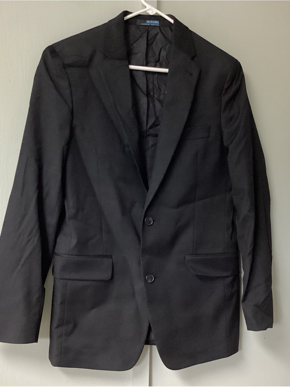 Murano Size Small Men's Black Blazer Jacket Coat Wardrobe Essential Lined